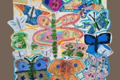 1. Collages displayed at Book Launch