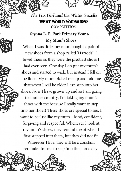 Siyona B. P. Park Primary Year 6 Part 2