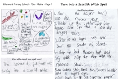 Maisie-P5A-Killermont-Primary-School-Page-1