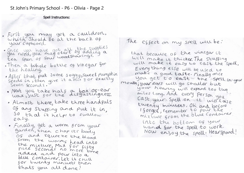 Olivia-P7-Skene-Primary-School-Page-2